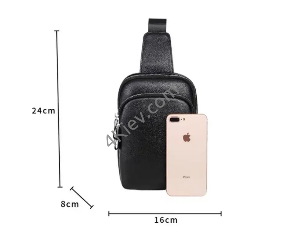 Сумка чоловіча шкіряна Слінг