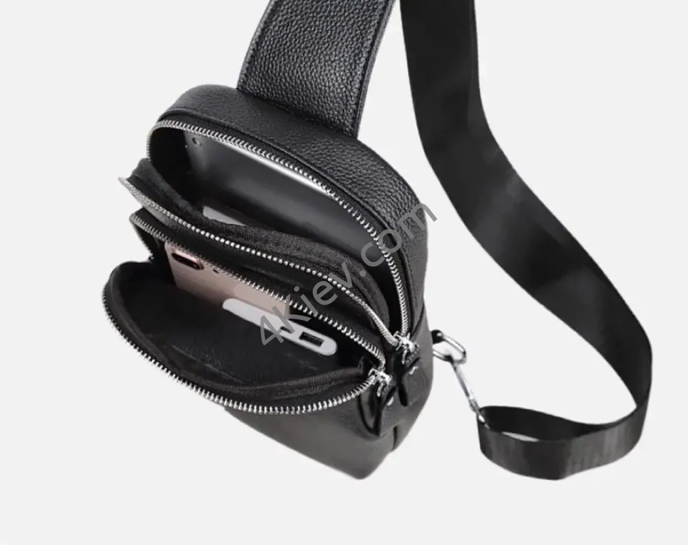 Сумка чоловіча шкіряна Слінг