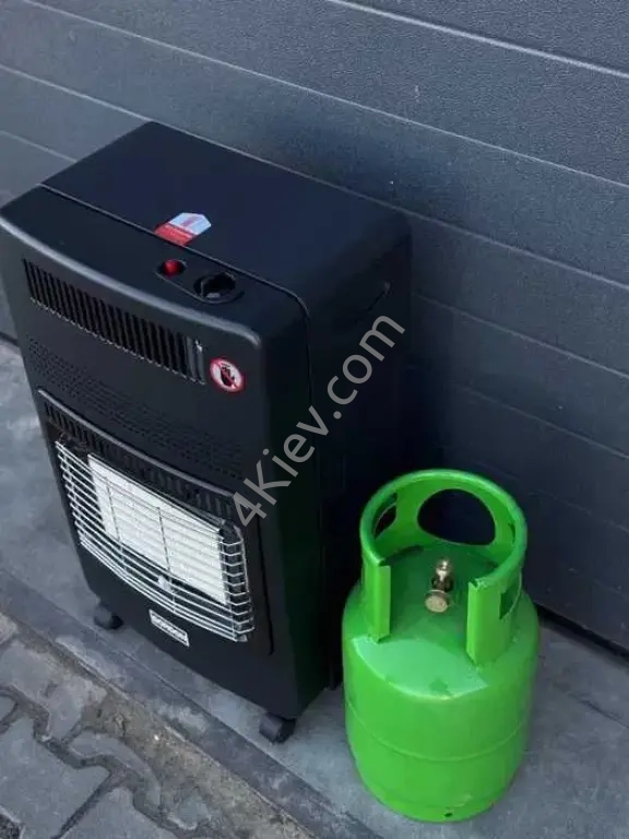 Газовий обігрівач переносний 4,2 кВт,керамічний з редуктором і шлангом