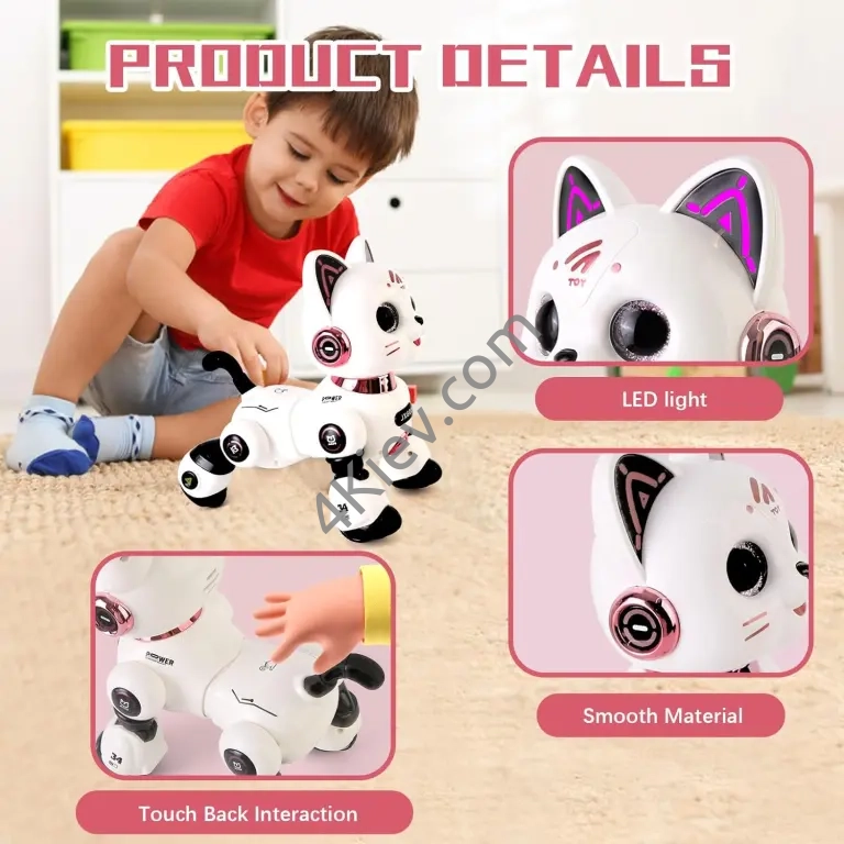 STEMTRON Robot Cat ‑ Programmable Interactive Toy